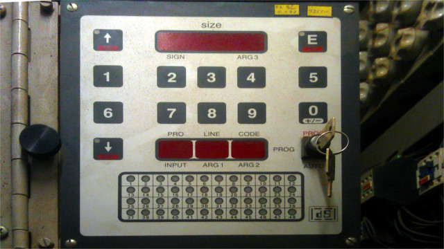 Původní systém synchronizace (ovládací panel)